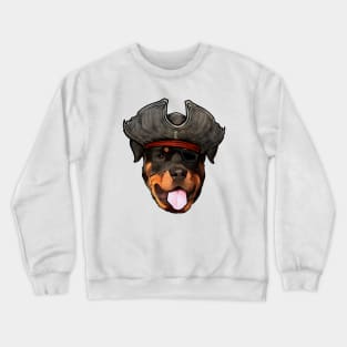 Rottweiler Pirate Crewneck Sweatshirt